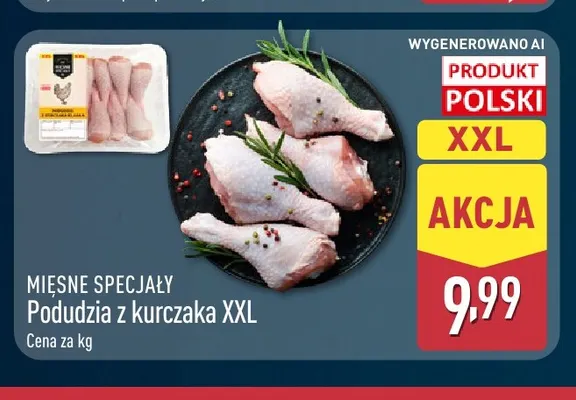 Podudzia z kurczaka XXL Mięsne Specjały promocja w Aldi