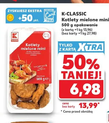 Kotlety mielone mini K-Classic promocja w Kaufland