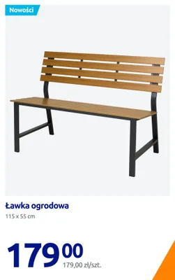 Ławka ogrodowa promocja w Action