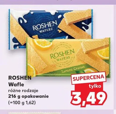 Wafle Roshen promocja w Kaufland