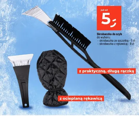 Skrobaczka do szyb z rękawicą promocja w Dealz