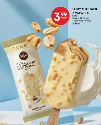 Lody Michałki z Wawelu białe Gulliver promocja w Żabka