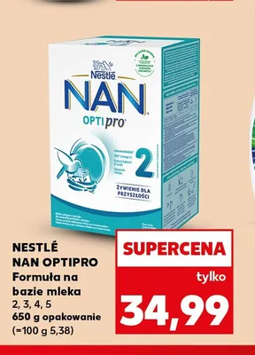 Formuła na bazie mleka Nestlé NAN OPTIPRO 5 promocja w Kaufland