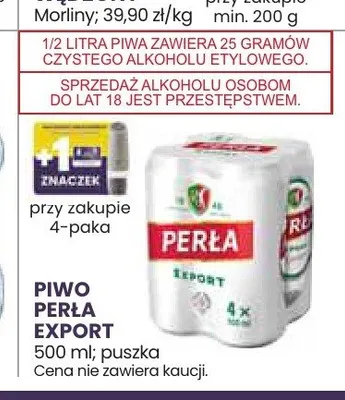 Piwo Perła Export 4-pak 500ml promocja w Stokrotka