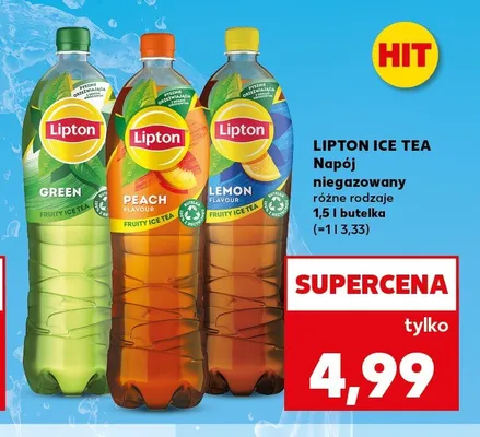 Napój niegazowany Lipton Lemon Ice Tea promocja w Kaufland