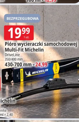 Pióro wycieraczki samochodowej Multi-Fit Michelin 350 mm promocja w Leclerc