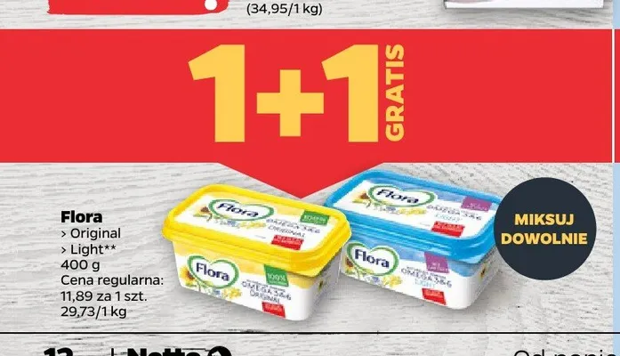 Margaryna Flora Original promocja w Netto