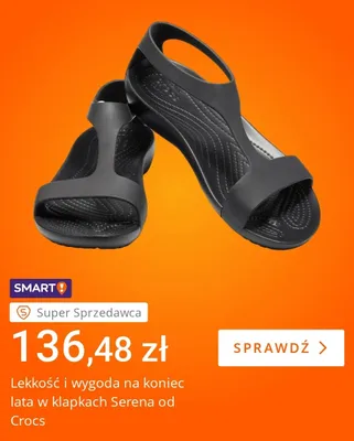 Klapki Crocs Serena promocja w Allegro
