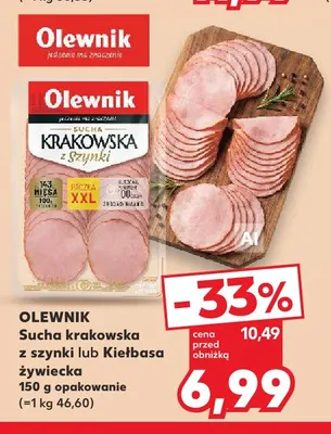 Kiełbasa żywiecka Olewnik promocja w Kaufland