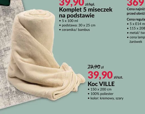 Koc polar 150 x 200 cm promocja w Salony Agata