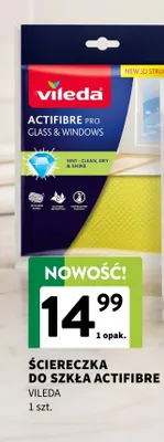 Ściereczka do szkła Vileda Actifibre Pro promocja w Intermarche