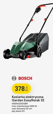 Kosiarka elektryczna Garden EasyRotak 32 4053423321289 moc znamionowa 1200W szer. koszenia 32cm poj. kosza 31l promocja w Castorama