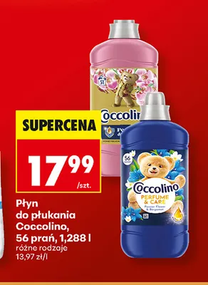 Płyn do płukania Coccolino Perfume & Care Honeysuckle & Sandalwood promocja w Biedronka