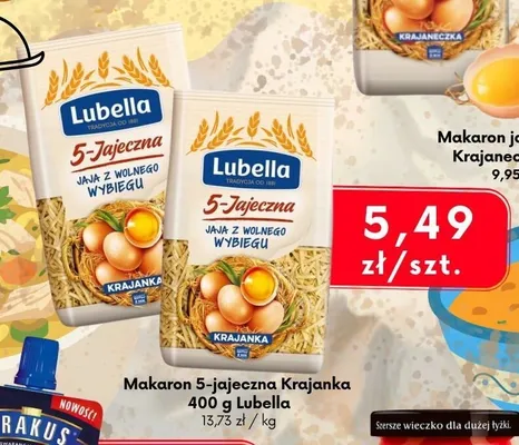 Makaron 5-jajeczny Krajanka Lubella promocja w emma MARKET