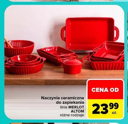 Naczynie ceramiczne do zapiekania linia Merlot Altom promocja w Carrefour