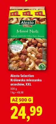 Królewska mieszanka orzechów promocja w Lidl