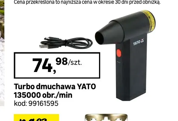 Turbo dmuchawa Yato promocja w Leroy Merlin