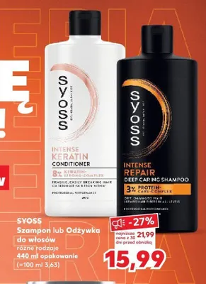 Szampon do włosów Syoss Intense Repair promocja w Kaufland