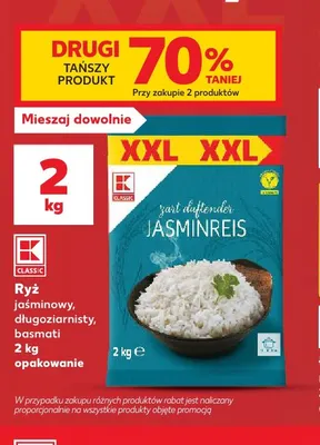 Ryż długoziarnisty K-Classic promocja w Kaufland