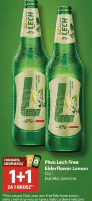 Piwo Lech Free Elderflower Lemon bezalkoholowe promocja w Delikatesy Centrum