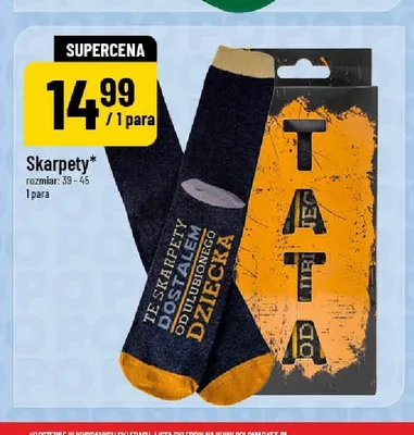 Skarpety męskie dla taty promocja w POLOmarket