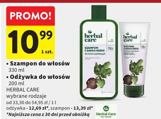 Odżywka do włosów Herbal Care promocja w Intermarche