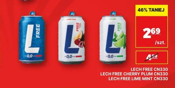 Piwo bezalkoholowe Lech Lime Mint promocja w API Market
