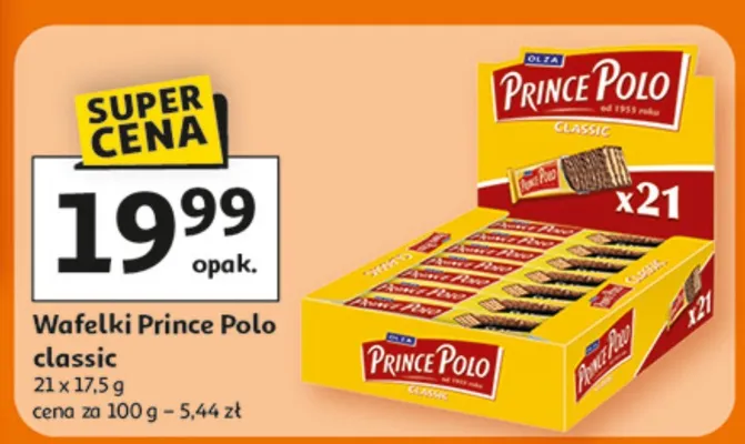 Wafelki classic promocja w Auchan