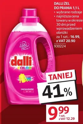 Żel do prania Dalli Color promocja w Selgros