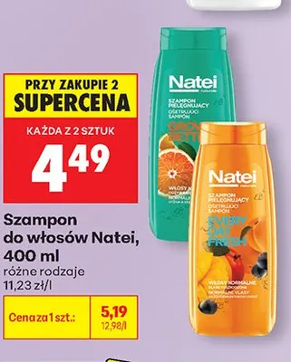 Szampon do włosów Natei promocja w Biedronka