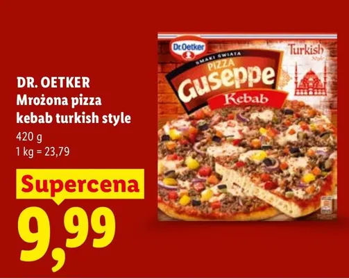 Mrożona pizza kebab turkish style promocja w Lidl