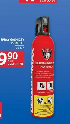 Spray gaśniczy Stop Fire AF promocja w Selgros