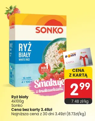 Ryż biały Sonko promocja w Market Point