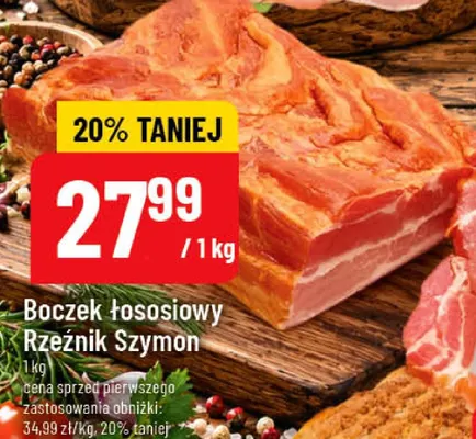 Boczek łososiowy Rzeźnik Szymon promocja w POLOmarket