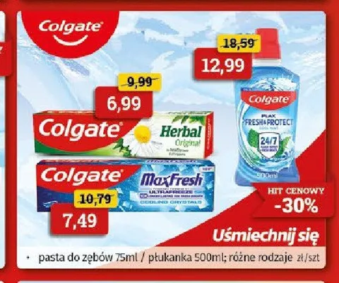 Pasta do zębów Colgate Herbal promocja w Drogeria Kosmyk
