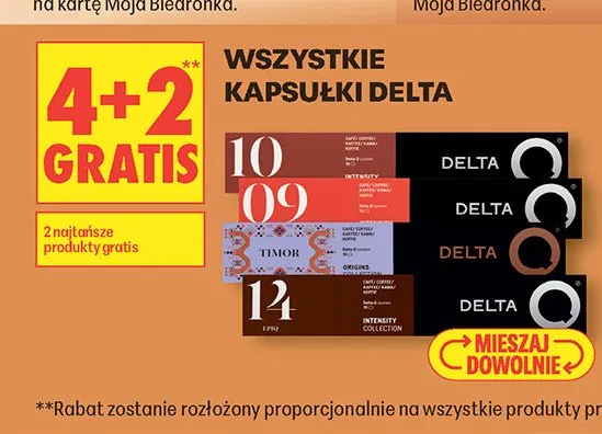 Kapsułki DELTA promocja w Biedronka