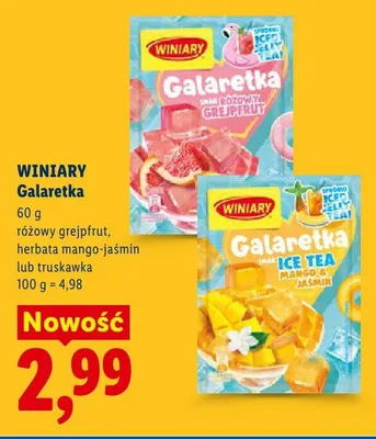Galaretka Winiary truskawka promocja w Lidl
