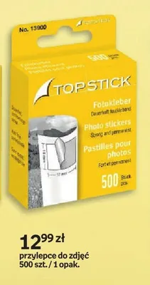 Przylepce do zdjęć Top Stick 500 szt. promocja w Empik