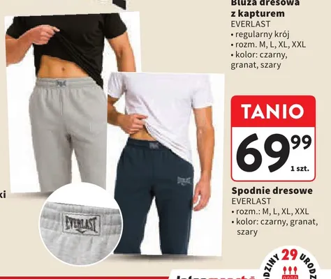 Spodnie dresowe Everlast promocja w Intermarche