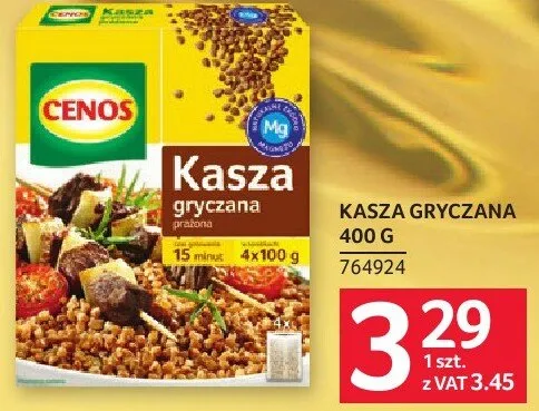 Kasza gryczana prażona promocja w Selgros