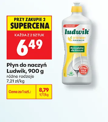 Płyn do naczyń Ludwik promocja w Biedronka