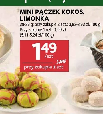 Mini pączek limonka promocja w Stokrotka