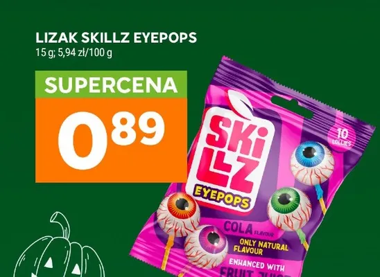 Lizak Skillz Eyepops promocja w Stokrotka
