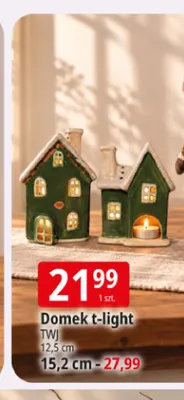 Domek t-light Twj 12,5 cm promocja w Leclerc