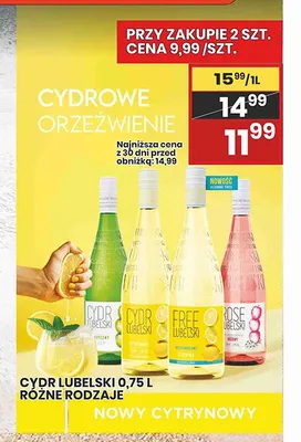 Cydr Lubelski klasyczny promocja w Wafelek