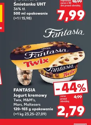 Jogurt kremowy Fantasia Maltesers promocja w Kaufland