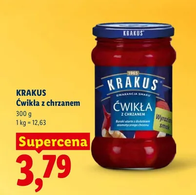 Ćwikła z chrzanem promocja w Lidl