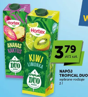 Napój Tropical Duo wybrane rodzaje Hortex promocja w Euro Sklep
