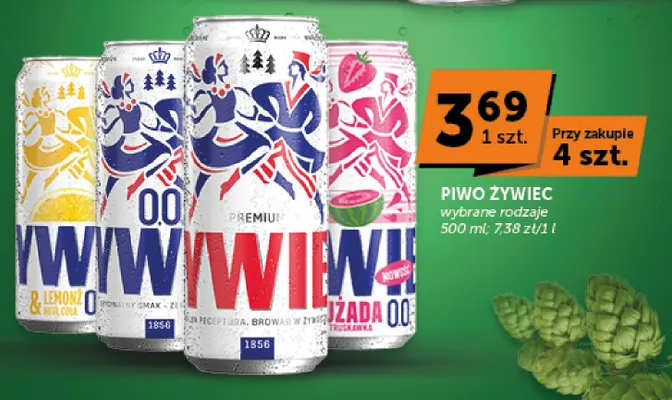 Piwo bezalkoholowe Żywiec promocja w Groszek