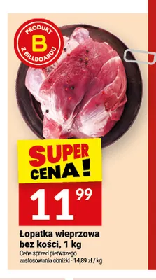 Łopatka wieprzowa bez kości promocja w Twój Market